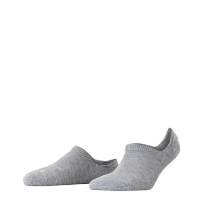 Imagen de FALKE Cool Kick Invisible W In suave transpirable secado rápido invisibles lisos 1 par, Calcetines pinkies Mujer, Gris Light Grey Melange 3775, 39 41