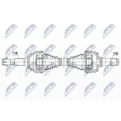 Imagen de Semi eje NTY NPW TY 183