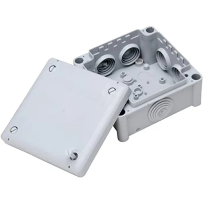 Imagen de Kopp caja de derivación para ambientes húmedos, 102 x 55 mm, IP66, conexión con 7 entradas cable M25, gris, 351101049