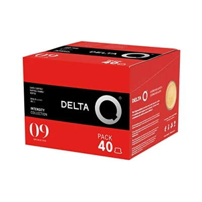 Imagen de Delta Q Cápsulas de Café Molido Qharacter Espresso Intenso con Notas Caramelo y Frutos Secos Intensidad 9 Natural 40