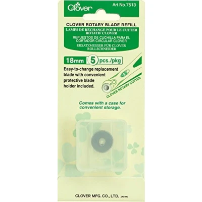 Imagen de clover Juego de 5 Cuchillas giratorias Recambio (18 mm)