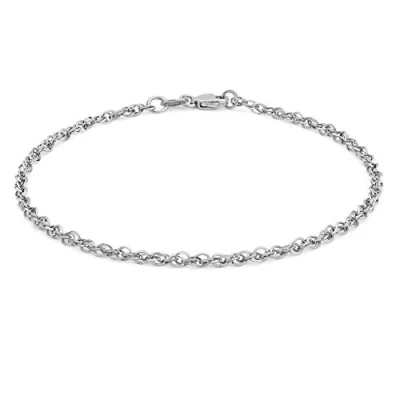 Imagen de Carissima Gold Pulsera de mujer con oro blanco 9 K (375), 18 cm