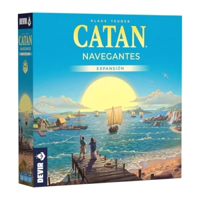 Imagen de Devir Catan: expansión Navegantes, Juego de Mesa Familiar, con Amigos, 10 años (BGNAVEGANTES)