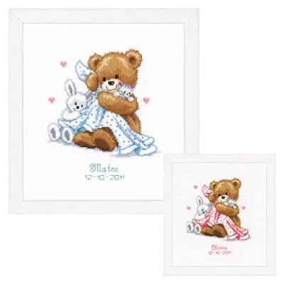 Imagen de VERVACO Kit de Bordado, Cotton, Colores Variados, ca. 20 x 22 cm / 8&quot; 8,8&quot;