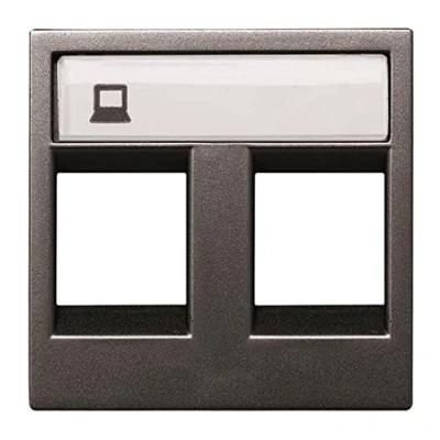 Imagen de Niessen n2218.2an tapa ventana 2conector zenit antracita Ref. 6522010163