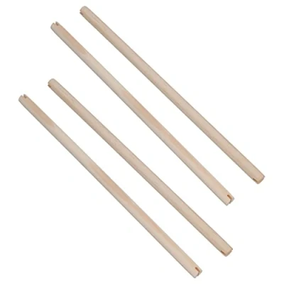 Imagen de 4 percas de madera para pájaros, canarios, periquitos, cacatúas, loros, jaulas accesorios 16 pulgadas