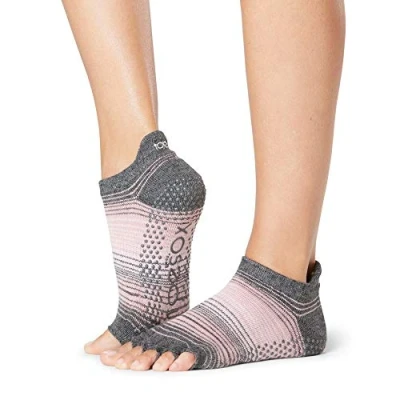 Imagen de ToeSox Calcetines sin dedos Ideales para yoga, pilates, danza, o actividades que se practiquen con los pies desnudos Echo. S