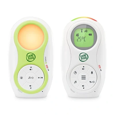 Imagen de LeapFrog LF80 Monitor Digital de Audio para bebé, Largo Alcance hasta 460 Metros, bebé con luz Nocturna, Sensor Temperatura, Canciones Cuna relajantes, intercomunicador