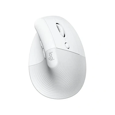Imagen de Ratón inalámbrico Logitech Lift Vertical para Mac, Ergonómico, Smartwheel, Accesos directos, Multidispositivo, 4000 ppp, Blanco