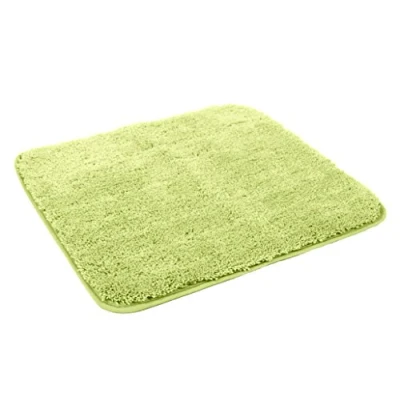 Imagen de Kinzler Alfombrilla para baño, Microfibra, Microfibra poliéster, Kiwi, 50x55 cm ohne Ausschnitt
