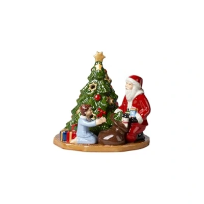 Imagen de Villeroy &amp; Boch Farol Christmas Toy&#039;s con Motivo de Reparto Regalos Figura Decorativa Hard Porcelain, Adecuado para Velas té, Cera, 15 x 14 cm