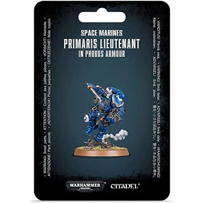 Imagen de Games Workshop Warhammer 40,000 Teniente Primario de los Marines Espaciales en Armadura Fobos
