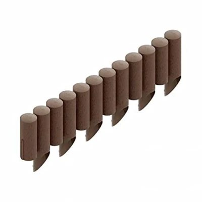 Imagen de Cellfast Garden Palisade Borde de Jardín Césped (6,9 m, Marrón)