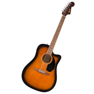Imagen de Fender CA Debut Guitarra Redondo Dreadnought CE Acústica, para Principiantes, con 2 Años de Garantía, Tone Sunburst