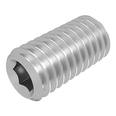 Imagen de Tornillo prisionero SECCARO con punta cónica M6 x 12 mm, acero inoxidable V2A VA A2, DIN 913 / ISO 4026, hexágono interior, 20 piezas