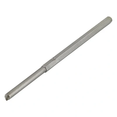 Imagen de wolfcraft Broca centradora, Ø 8 mm, 220 mm I 3862000 Accesorio para orificios profundos y de penetración con coronas perforación recubiertas carburo tungsteno