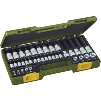 Imagen de Proxxon 23 290 Kit Especial para Tornillos TX y de Hexágono Interior, 42 Piezas