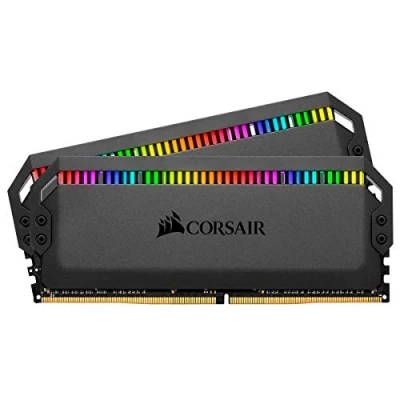 Imagen de Corsair Dominator Platinum RGB Kit de Memoria 16 GB DDR4 3600 MHz C18, con Iluminación LED RGB, 2 x 8 GB, Negro