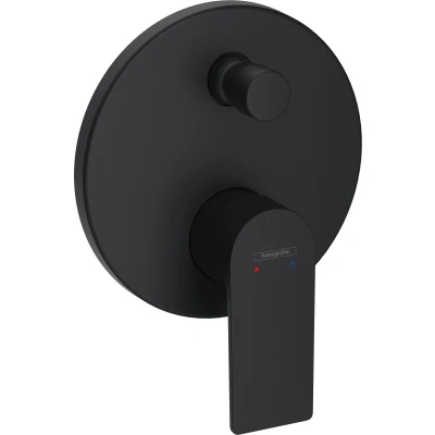 Imagen de hansgrohe Rebris E Grifo monomando de bañera en negro mate con sistema antirreflujo integrado (EN1717), mate, 72469670
