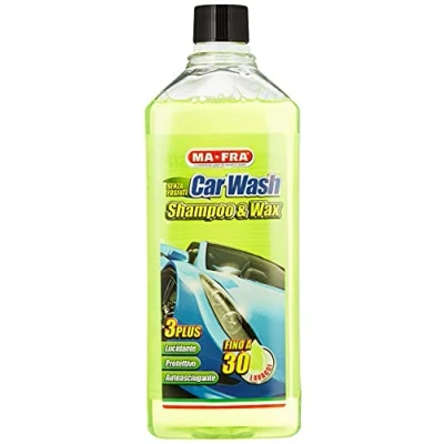 Imagen de Ma Fra, Champú y Cera Para Coches, Abrillantador, Protector Autosecante, Contra Las Manchas Difíciles la Suciedad, Hasta 30 Lavados, 1000 ml