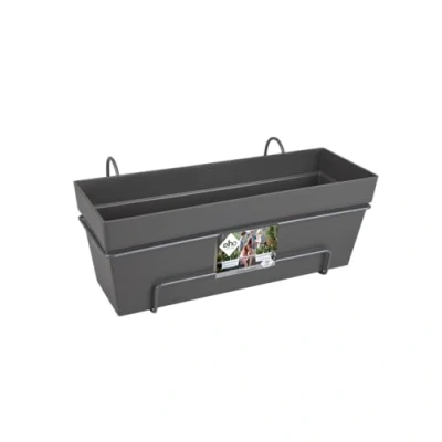 Imagen de Elho Loft Urban Trough Allin1 Jardinero balcón, anthracite, 50 cm