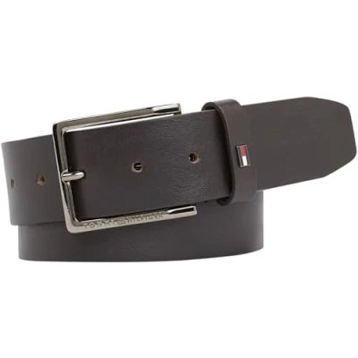 Imagen de Tommy Hilfiger Cinturón de Piel para Hombre Oliver 4.0, Marrón (Testa Di Moro), 80 cm