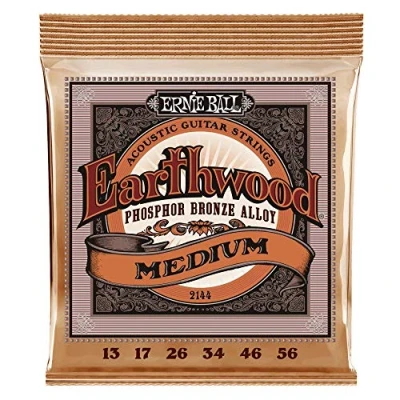 Imagen de Ernie Ball Earthwood Medium Cuerdas para guitarra acústica, bronce fosforado, calibre 13 56