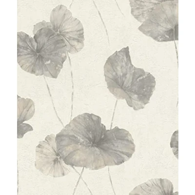 Imagen de Rasch Papel pintado no tejido (floral) azul 10,05 m x 0,53 Andy Wand 458220