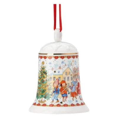 Imagen de Hutschenreuther Colección de 23 Longitudes Navidad Campana Porcelana 12 cm