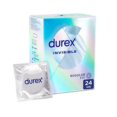 Imagen de Durex Preservativos Invisible, Ultra Finos Extra Sensitivos, Pack 24 condones