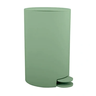 Imagen de MSV MS4955 Osaki Basura con Pedal (3 L, Cubo Interior extraíble), Color Verde, Plástico