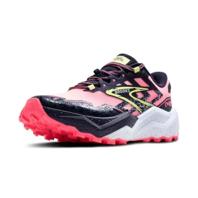 Imagen de Brooks Caldera 7 Zapatillas de trail running, Mujer, Talla: 38.5, Pink peacoat sunny lime Zapatos