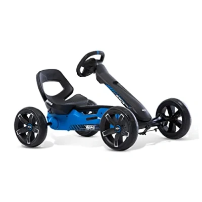 Imagen de BERG Pedal Gokart Reppy Roadster con Caja de Sonido en el Volante Coche Pedales, Seguro y Estabilidad, Juguete para niños Adecuado 2,5 a 6 años