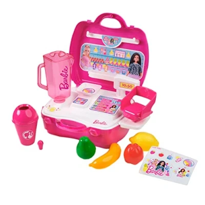 Imagen de Cefa Toys MALETIN ZUMOS Y Batidos Smoothie Barbie, Color Fuxia (00927)