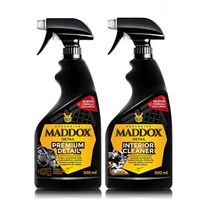 Imagen de Maddox Detail Interior Care Kit 2x500ml Limpiador de Salpicaderos con Abrillantador Limpieza Profunda y Protección para la Tapicería 2 Productos