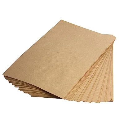 Imagen de Clairefontaine 975005C Une rame de Kraft brun vergé 25 feuilles 59,4x84 cm 120g