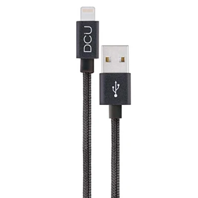 Imagen de Conexion Usb mfi Iphone 5/6/7/8/x/xr/xs Negro Aluminio 1m