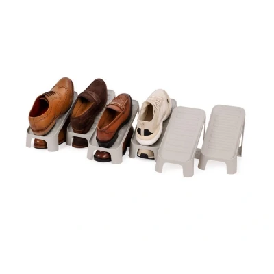Imagen de Joseph Shoe In Organizador Compacto para Zapatos, Ranuras Abatibles, Antideslizante, 1 Par, Ideal Estantes/Armarios, 6 Piezas