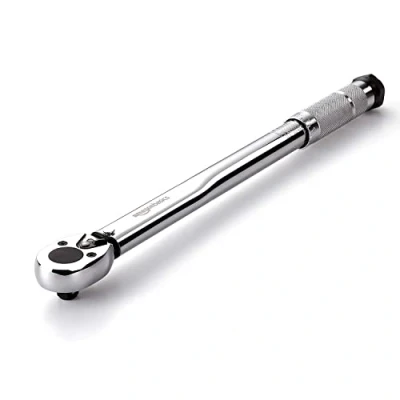 Imagen de Amazon Basics Llave dinamométrica Drive Click de 3/8 pulgadas, 20,4 108,5 Nm, 15 80 ft. lb