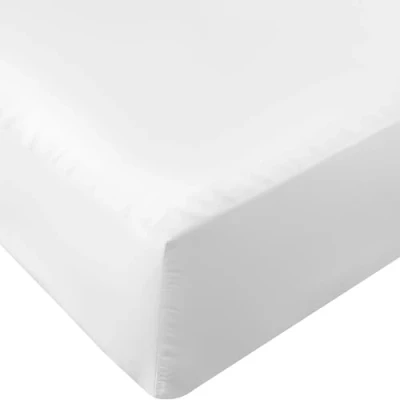 Imagen de Utopia Bedding sábana Bajera tamaño Queen Bolsillo Profundo Microfibra Suave Resistente al Encogimiento y a la decoloración Fácil Cuidado 1 Solo (Blanco)