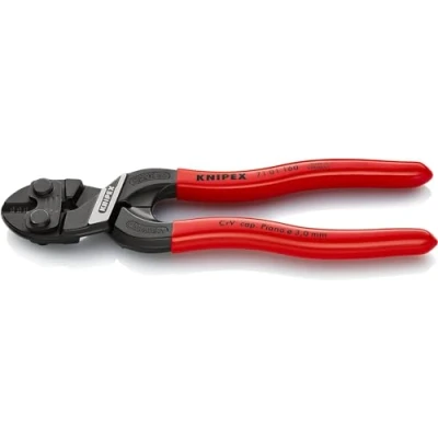 Imagen de Knipex CoBolt® S Cortabulones compactos negro atramentado, recubiertos de plástico 160 mm 71 01