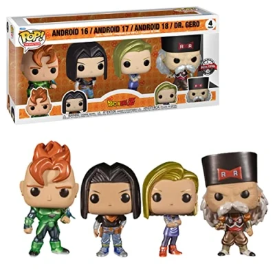 Imagen de Funko Pop! Animation: Dragon Ball Z Android 16 4PK Figura de Vinilo Coleccionable Idea Regalo Mercancia Oficial Juguetes para Niños y Adultos Anime Fans