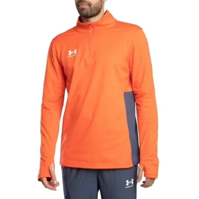 Imagen de Under Armour Midlayer Camiseta de manga larga, Hombre, Talla: Medium, Fire/downpour gray/white