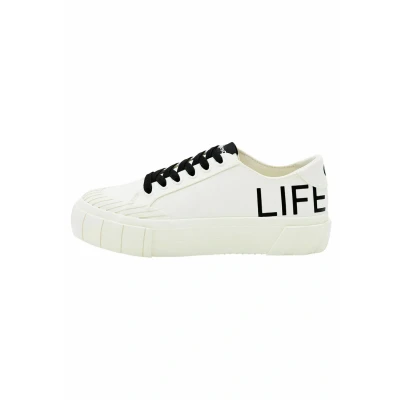 Imagen de Desigual LIFE IS Awesome Platform Zapatillas, Mujer, Talla: 39, White Zapatos