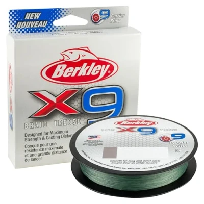 Imagen de Berkley x9 Línea Trenzada Low Vis Green 2000m 0.40mm (45.6kg) Hilo trenzado