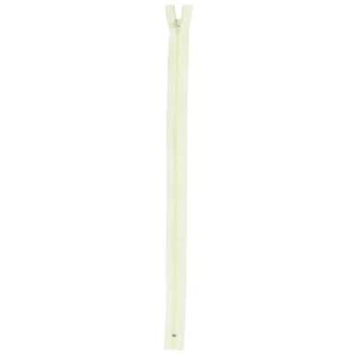 Imagen de Trimz Cremallera de 40 cm con Dientes 4 mm x 10 Unidades, Poliéster, Crema, Pack