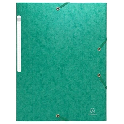 Imagen de Exacompta 55753E Pack de 10 carpetas con goma, A4, color verde