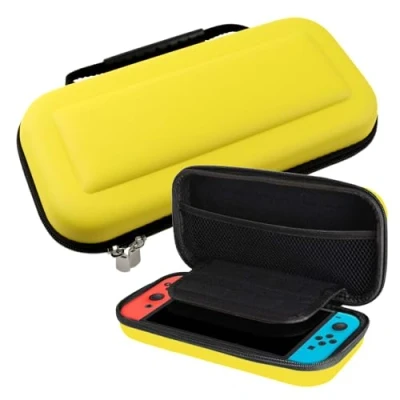 Imagen de MisFun Funda para Nintendo Switch y OLED, de Viaje con 10 Ranuras Tarjetas, Carcasa Protector Pantalla Rigido Transporte Console Accesorios