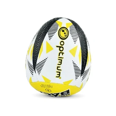 Imagen de Optimum Pelota de rugby Bounce Back Solo Skills Balanced, sensible, preciso manejo y patadas rebote alto rendimiento para entrenamiento profesional 2 capas, 410 g (tamaño