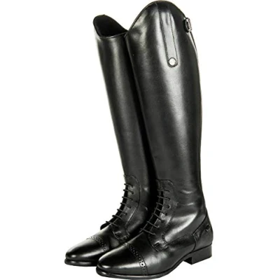 Imagen de HKM Valencia Teddy 9100 Botas de equitación, Unisex Adulto, Negro, 41 EU